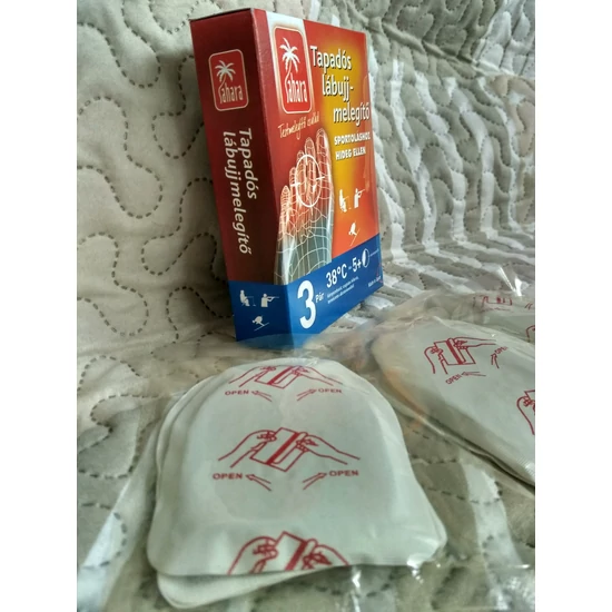 Tapadós lábujjmelegítő